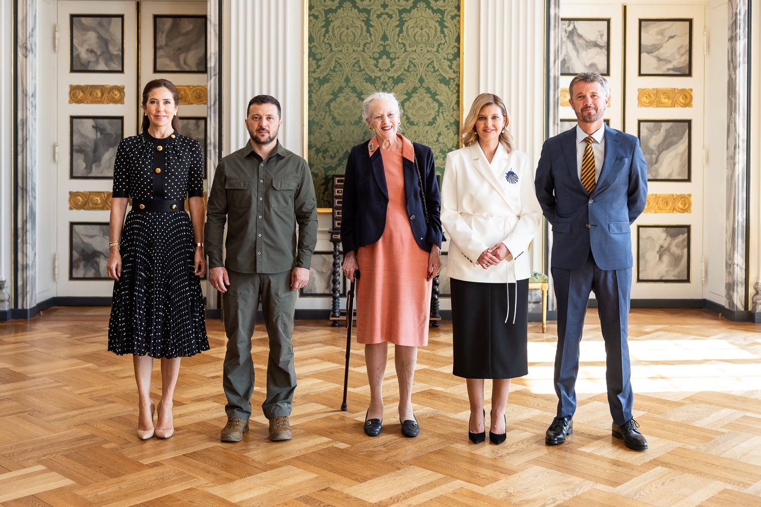 Президент і перша леді України зустрілися з Королевою Данії Маргрете ІІ 21 серпня 2023 року - 14:47